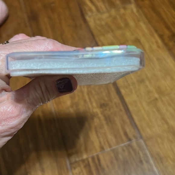 Plastic 13 Pro Max iPhone phone case. Pastel swirl design - Picture 7 of 15